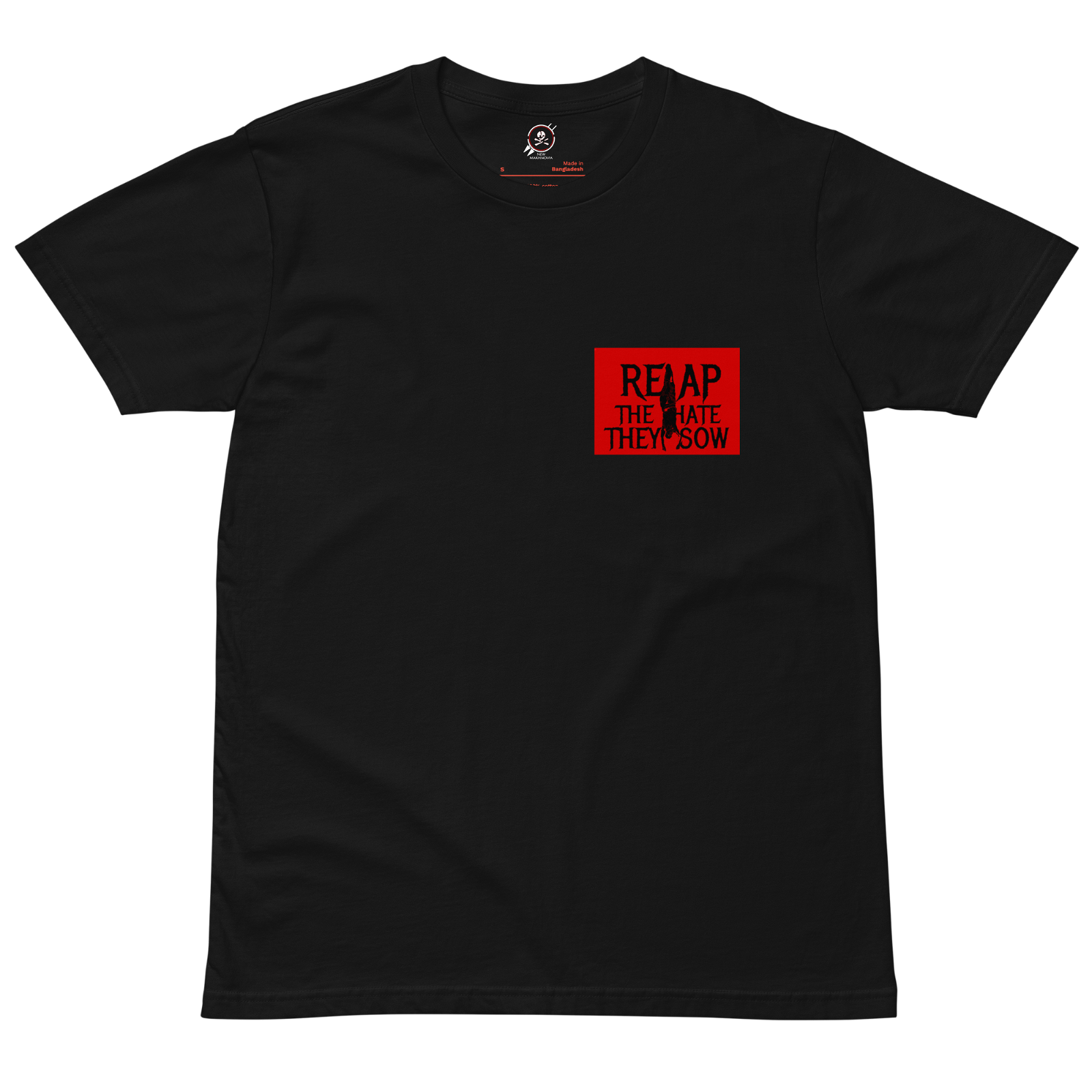 Reap The Hate They Sow Tee - New Makhnovia  - Men's Clothing